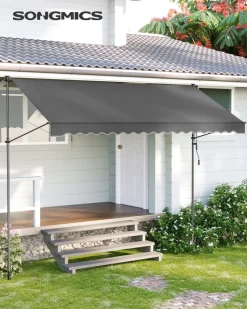 Flash Sale SONGMICS Parasol Ø2 m gris