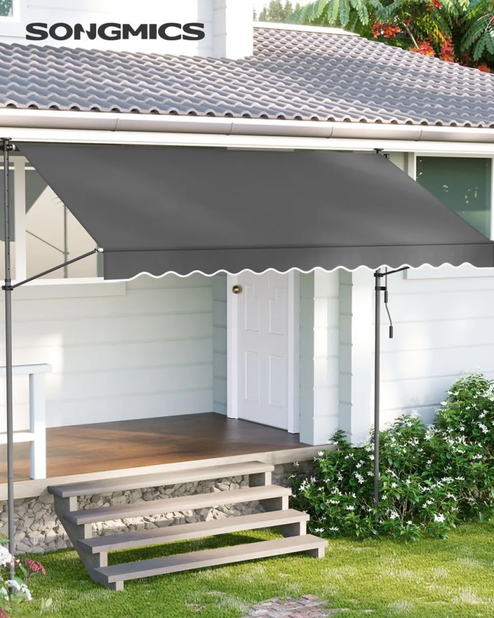 Flash Sale SONGMICS Parasol Ø2 m gris