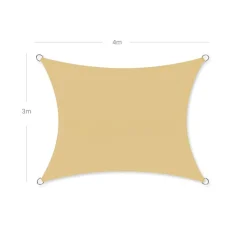 Shop SONGMICS Parasol Ø3 m taupe