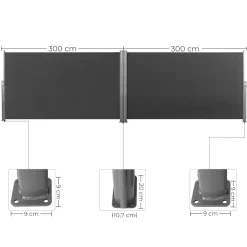 Best Sale SONGMICS Parasol bois Ø3 m beige