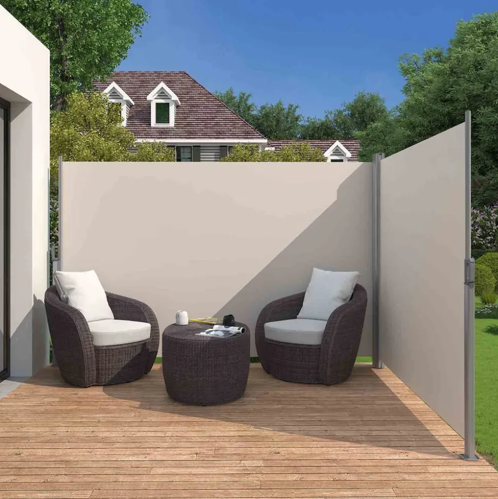 Best Sale SONGMICS Parasol bois Ø3 m beige