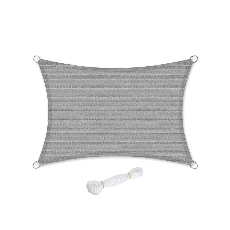 Online SONGMICS Parasol bois 2 x 1,25 m gris