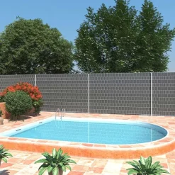 Clearance SONGMICS Parasol bois 3 x 2 m gris