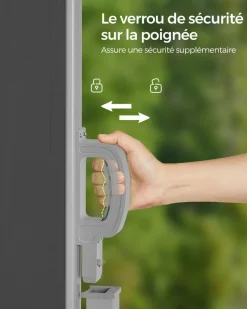 Flash Sale SONGMICS Parasol de jardin 270 x 270 cm inclinable gris tourterelle