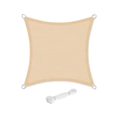 Outlet SONGMICS Parasol rectangulaire 200 x 150 cm sans pied gris