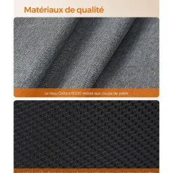 Outlet SONGMICS Parc pour chien octogonale 72 x 72 x 43 cm gris clair foncé Gris Foncé + Gris Clair