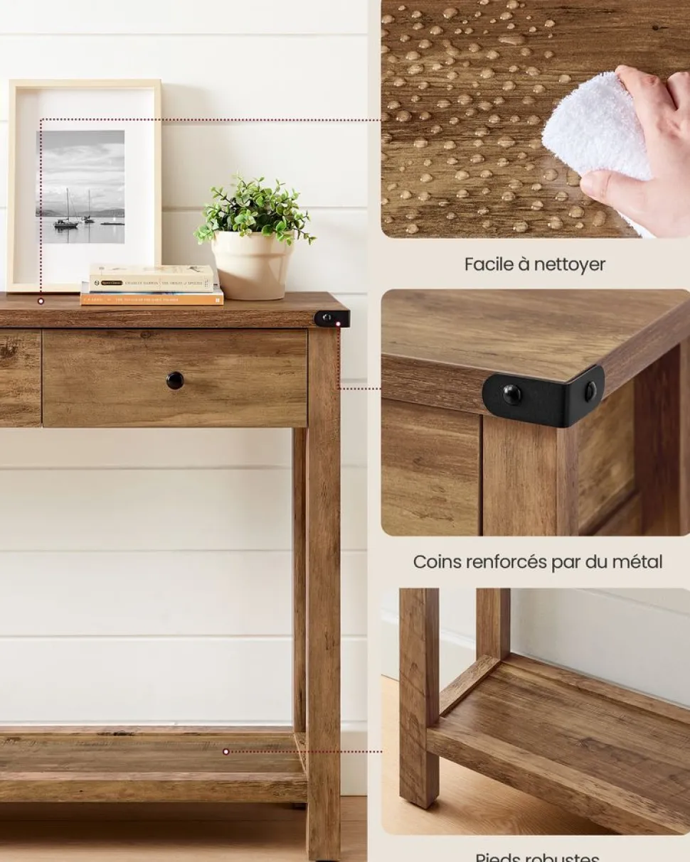 Store SONGMICS Pare-Vent Beige