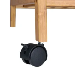 Store SONGMICS Penderie bambou Jaune