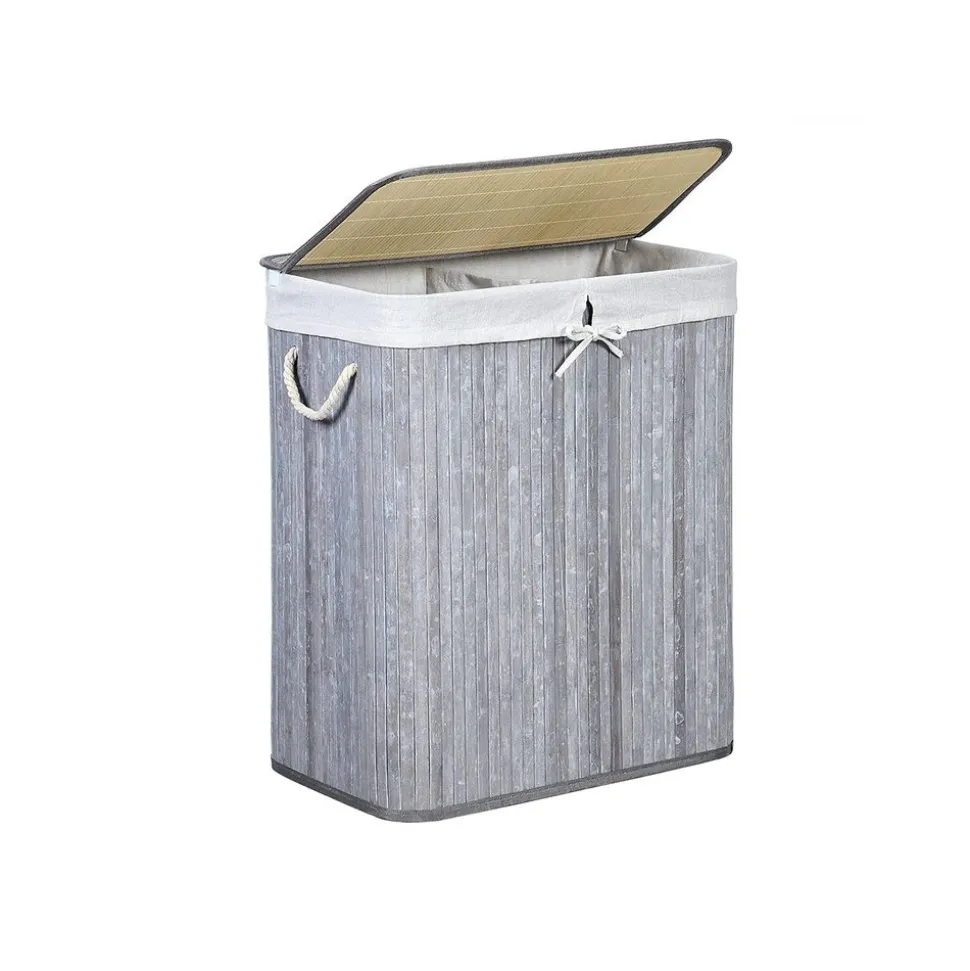 Discount SONGMICS Penderie tissu gris