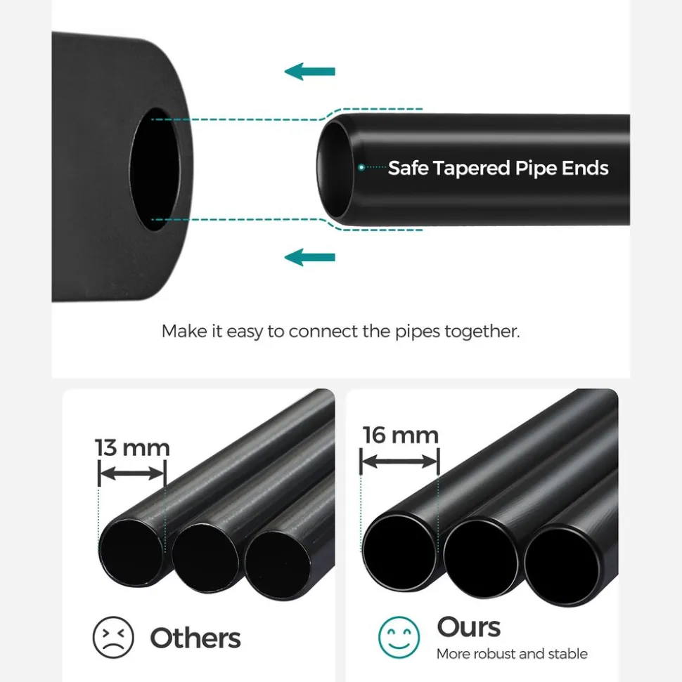 Clearance SONGMICS Penderie tissu gris