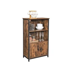 Flash Sale SONGMICS Placard 2 portes industriel Marron Rustique