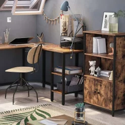 Flash Sale SONGMICS Placard 2 portes industriel Marron Rustique