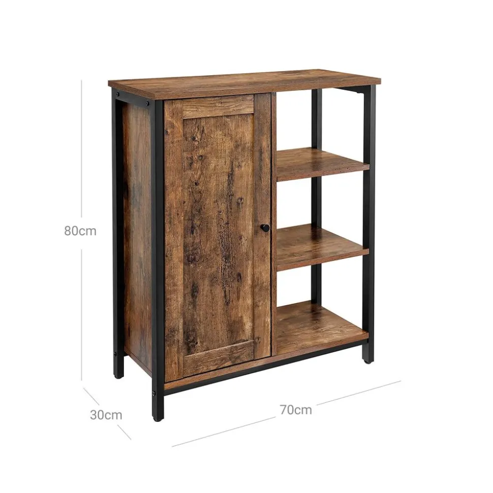 Store SONGMICS Placard 3 étagères industriel