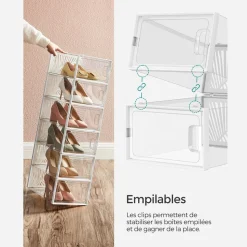 Flash Sale SONGMICS Placard avec 4 étagères réglables noir