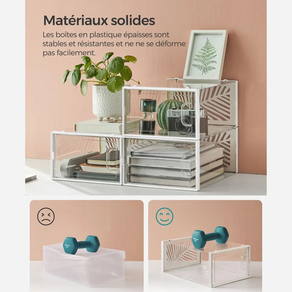 Flash Sale SONGMICS Placard avec 4 étagères réglables noir