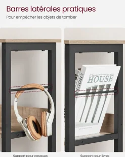 New SONGMICS Placard de cuisine avec 4 portes blanc