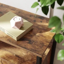 Outlet SONGMICS Placard façon lattes Blanc