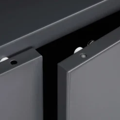 Shop SONGMICS Placard métal Gris