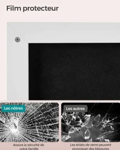 Discount SONGMICS Placard mural 2 portes blanc