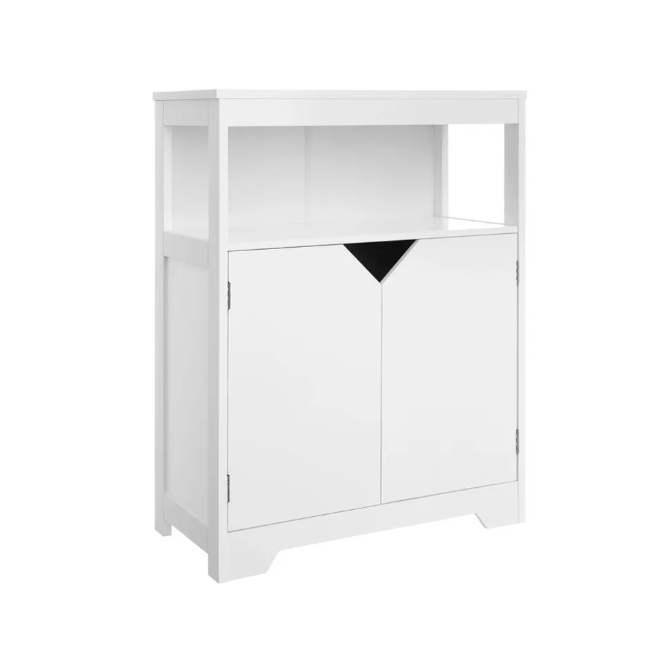 Flash Sale SONGMICS Placard salle de bain quadrillage Blanc