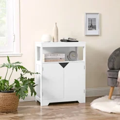 Flash Sale SONGMICS Placard salle de bain quadrillage Blanc