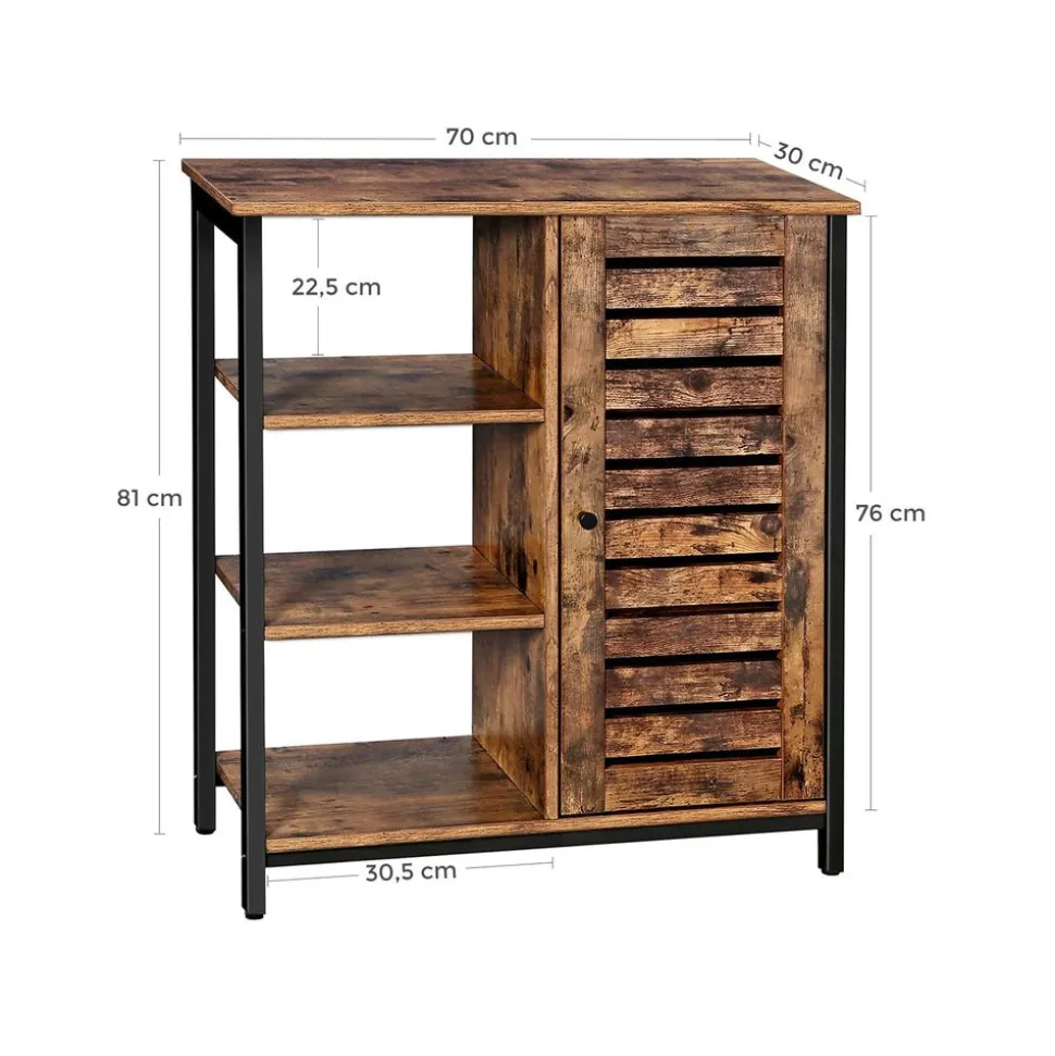 Best SONGMICS Placard étagère industriel