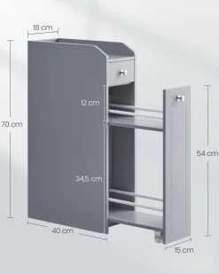 Best Sale SONGMICS Placard tour industriel Brun Vintage Noir