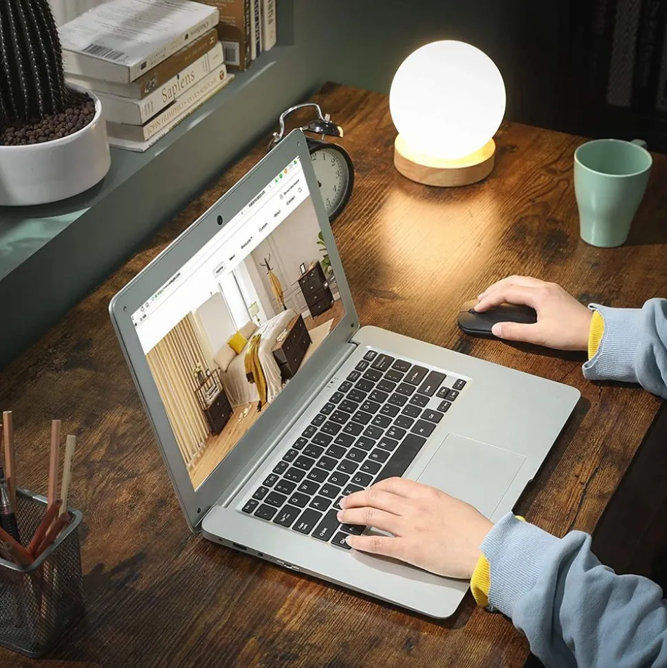 Hot SONGMICS Plateau de table 120 x 60 x 1,8 cm noir