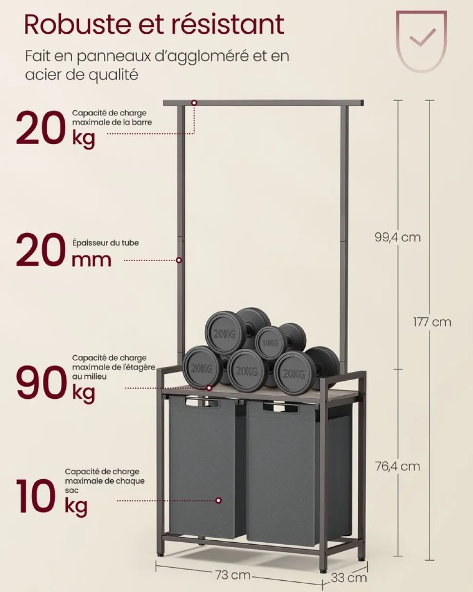 Cheap SONGMICS Pêle-mêle 10 photos marron