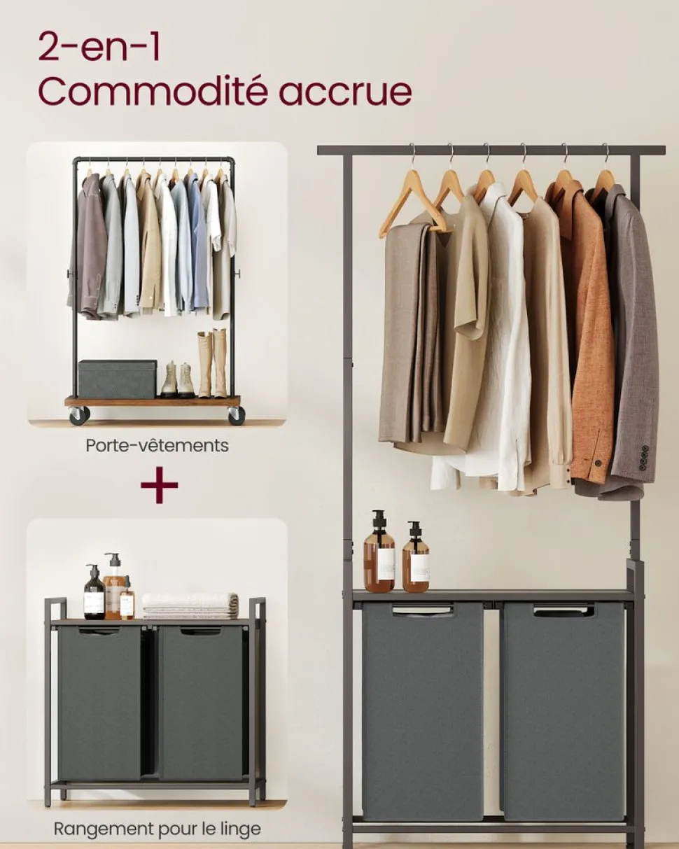 Cheap SONGMICS Pêle-mêle 10 photos marron