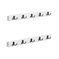 Clearance SONGMICS Portant à vêtement 5 étagères de rangement noir d'encre