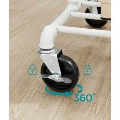 Shop SONGMICS Portant à vêtements Blanc