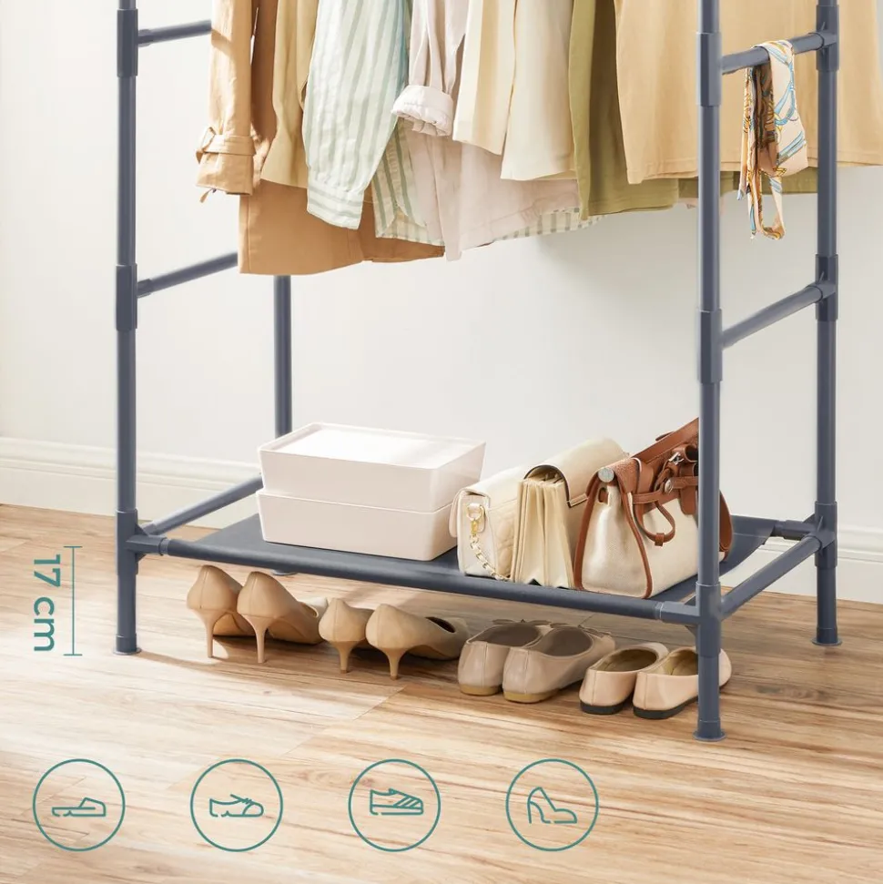 Outlet SONGMICS Portant à vêtements double