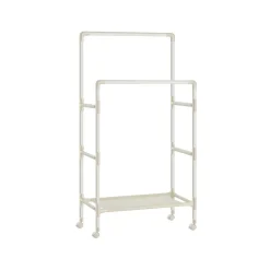 Shop SONGMICS Portant à vêtements en métal gris