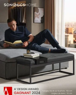 Sale SONGMICS Portant à vêtements en métal blanc