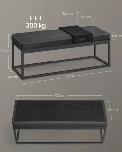 Sale SONGMICS Portant à vêtements en métal blanc