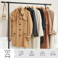 New SONGMICS Portant à vêtements industriel