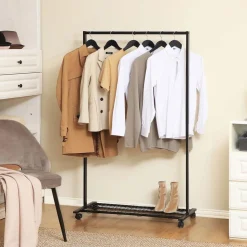 Best SONGMICS Portant à vêtements maille Blanc