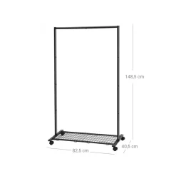 Best SONGMICS Portant à vêtements maille Blanc