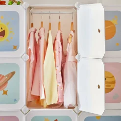 New SONGMICS Portant à vêtements Noir