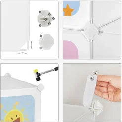 New SONGMICS Portant à vêtements Noir