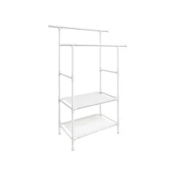 Best Sale SONGMICS Portant barres blanc