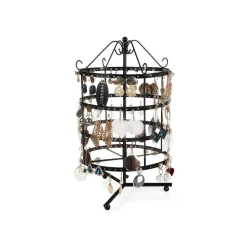 Store SONGMICS Portant bijoux sur pieds noir