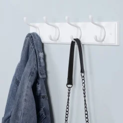 Clearance SONGMICS Portant mural Blanc