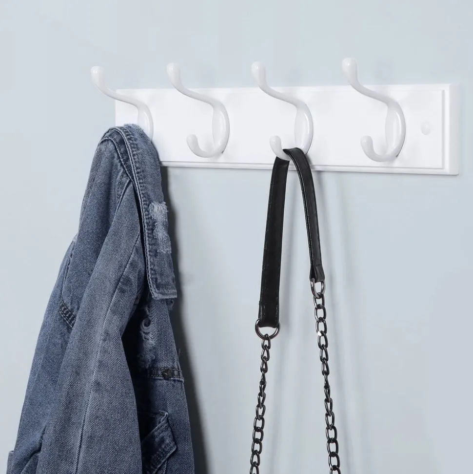 Clearance SONGMICS Portant mural Blanc