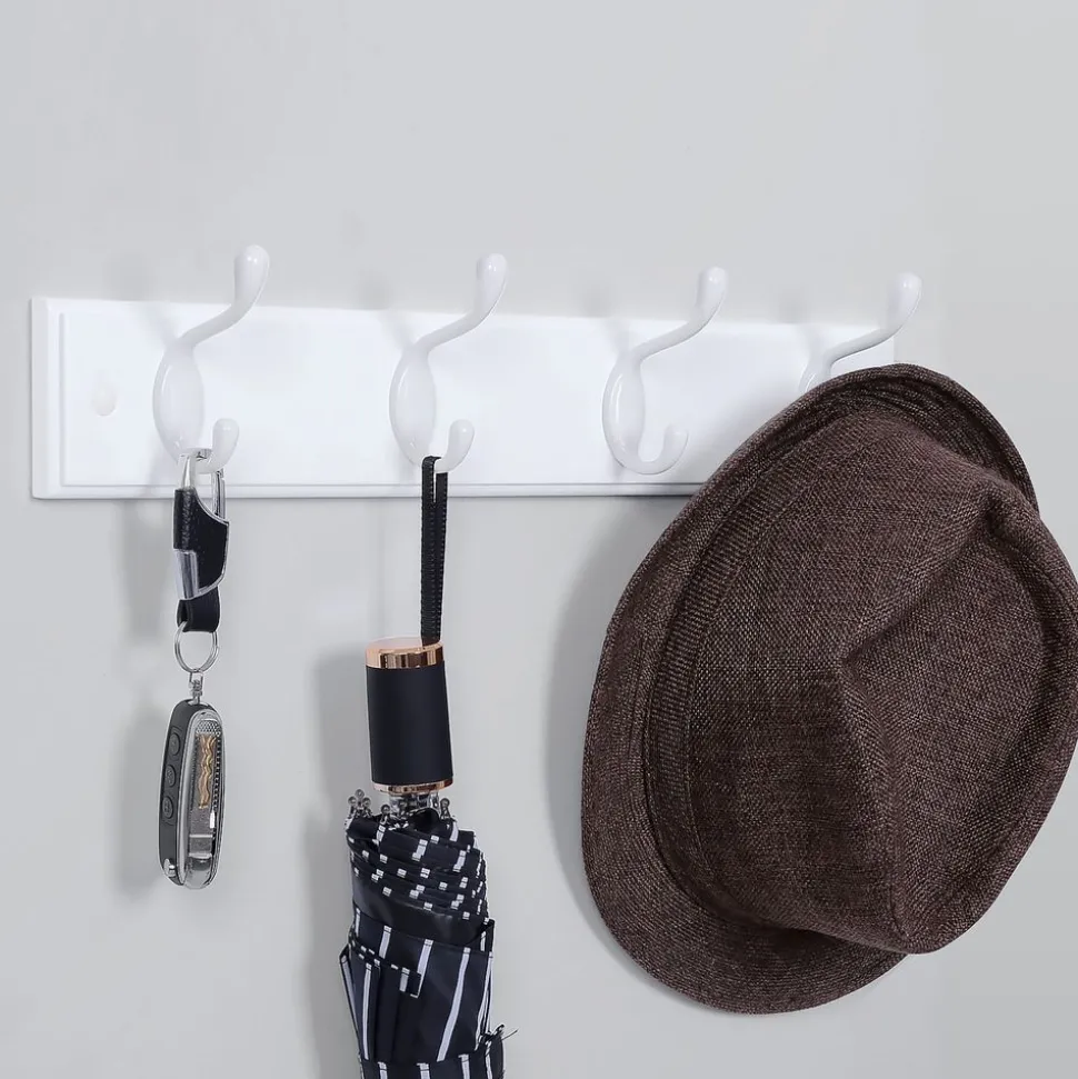 Clearance SONGMICS Portant mural Blanc