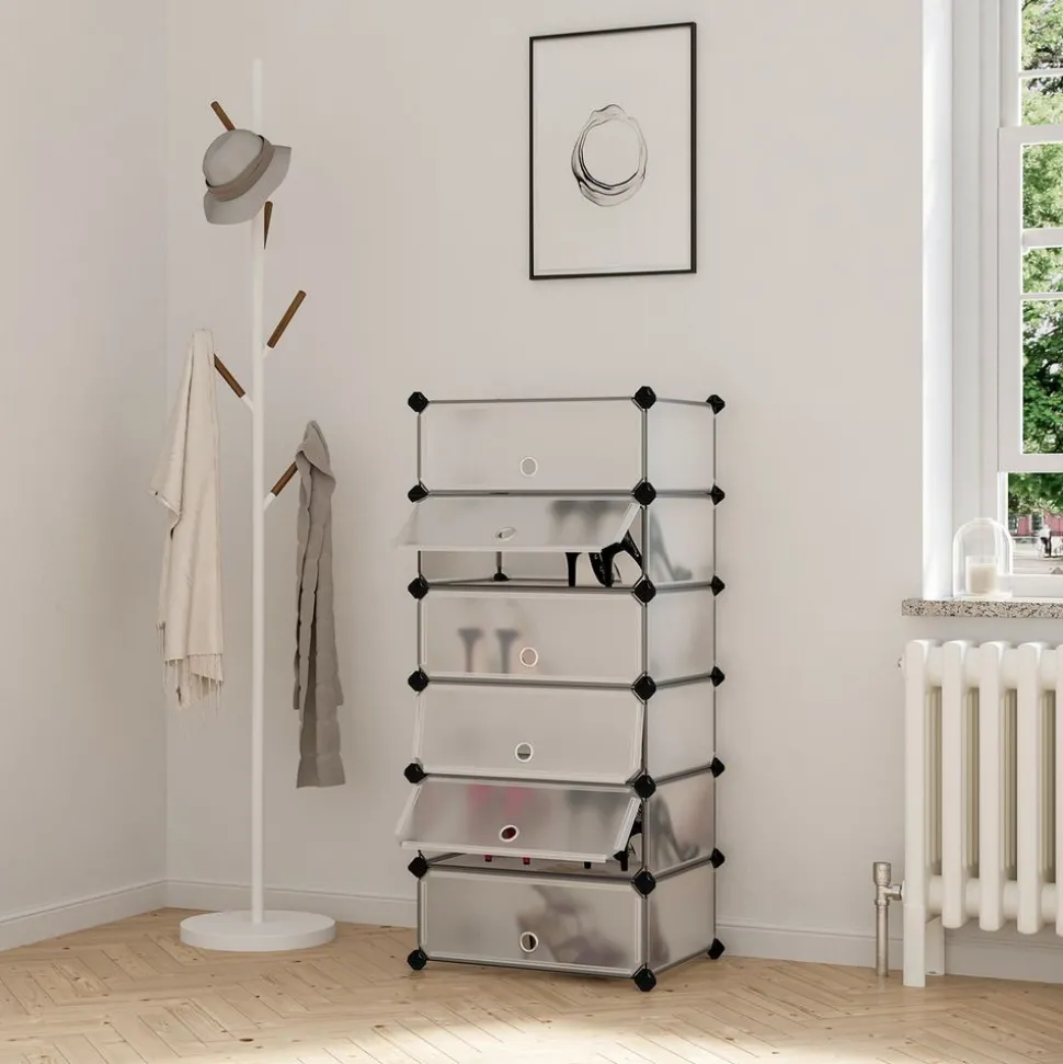 Fashion SONGMICS Portant tringle étagère