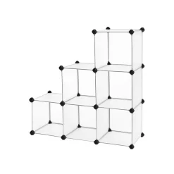 Fashion SONGMICS Portant tringle étagère