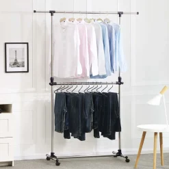 Sale SONGMICS Portant vêtements 3 barres