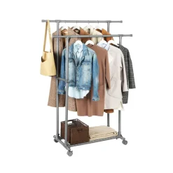 Fashion SONGMICS Portant vêtements Gris